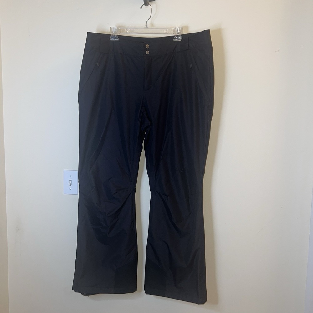 Columbia Omni-Tech Snow Ski Pants XXL Black Waterproof Insulated‎ Mens